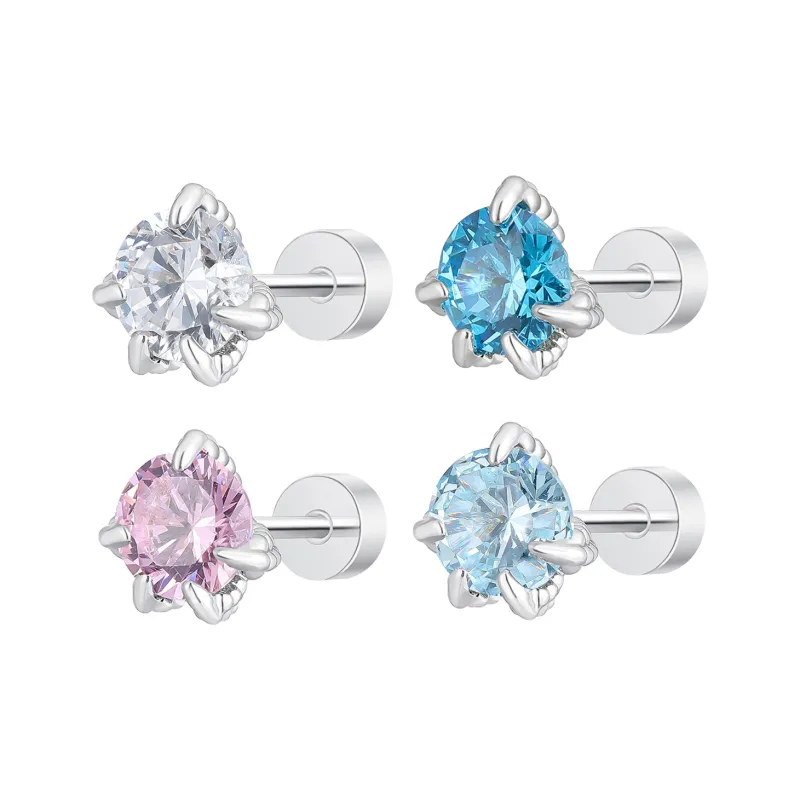 MISS XIA JWY Titanium Steel Stud Earrings Unisex-30