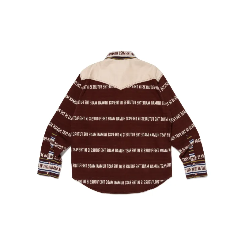 HUMAN MADE Shirts Unisex Brown Yellow-1