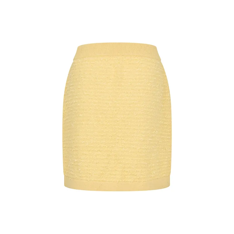 RARE Casual Short Skirts Women's Yellow-2