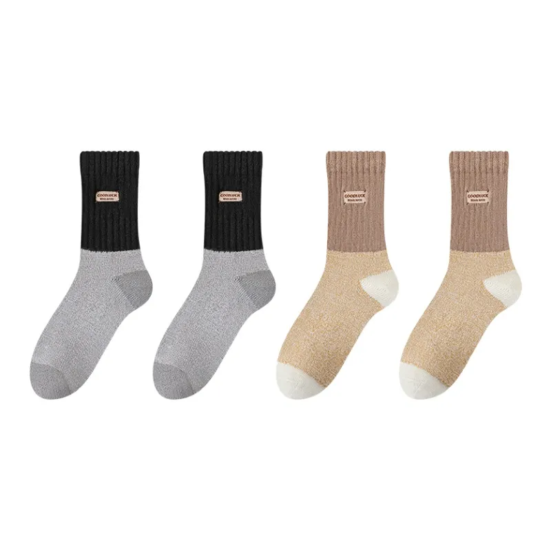 MIIOW Mid Calf Socks Men's 4 Pack-36