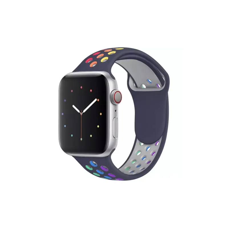 ZHENGGUANG Watch Band Apple Compatibility Silicone Material-3