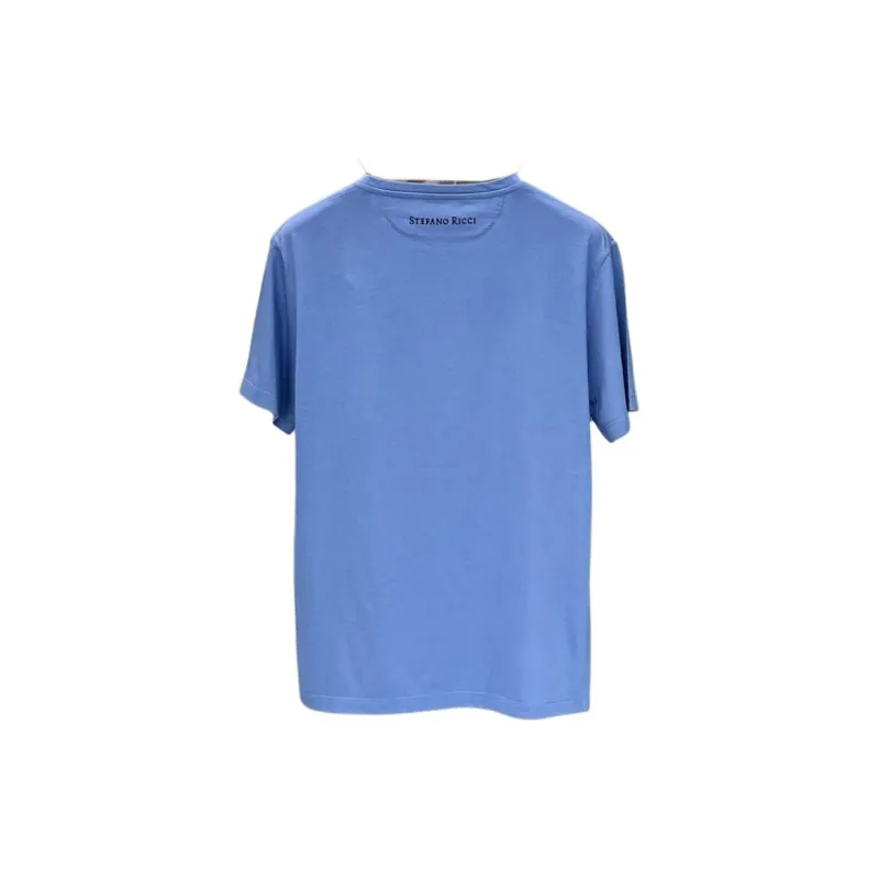 STEFANO RICCI T-Shirt Men's Blue-1
