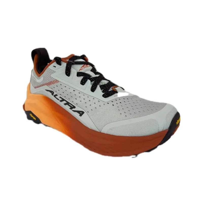 Altra OLYMPUS 6 Cushioning Support Low Top Running Shoes Men's Light Gray-3