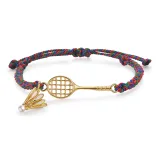 Badminton Racket+Badminton-Lucky Knot Vintage Multicolor Cord