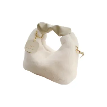 Worm's Home Plush Handbag Unisex Multicolor