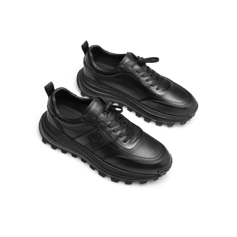 D FUSE SCANDINAVIA Low Top Casual Shoes Men's Black-3