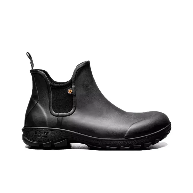 BOGS Waterproof And Wear-resistant Rain Boots Men's Black-1