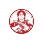 Model: Bai Li Pangpang-Metal Badge