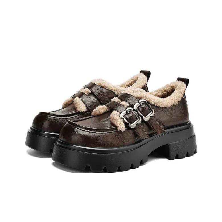 DAPHNE Loafers Women's Brown-4