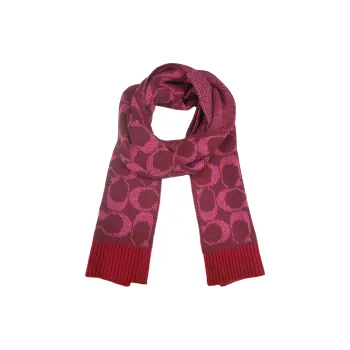 COACH   Knit Scarves Unisex Red