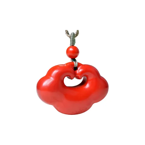 HUWEI Cinnabar Necklaces Unisex