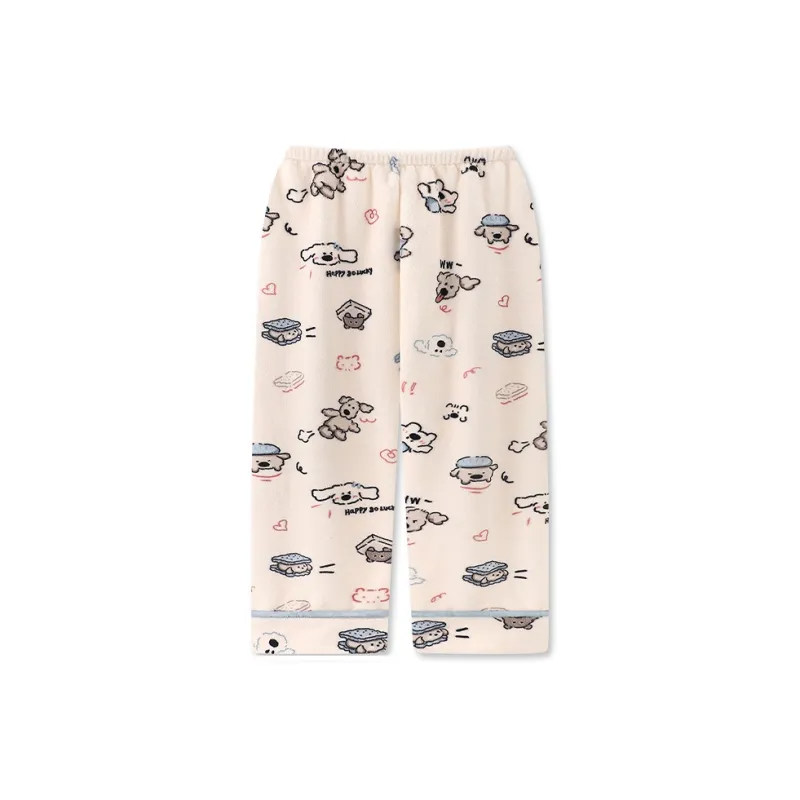Beast's Secret Pajama Set Women's Ecru-3