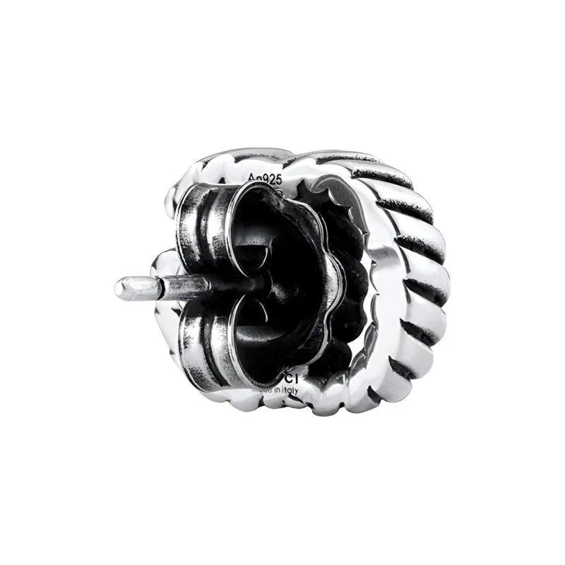 GUCCI 925 Sterling Silver Stud Earrings Unisex Silver-2