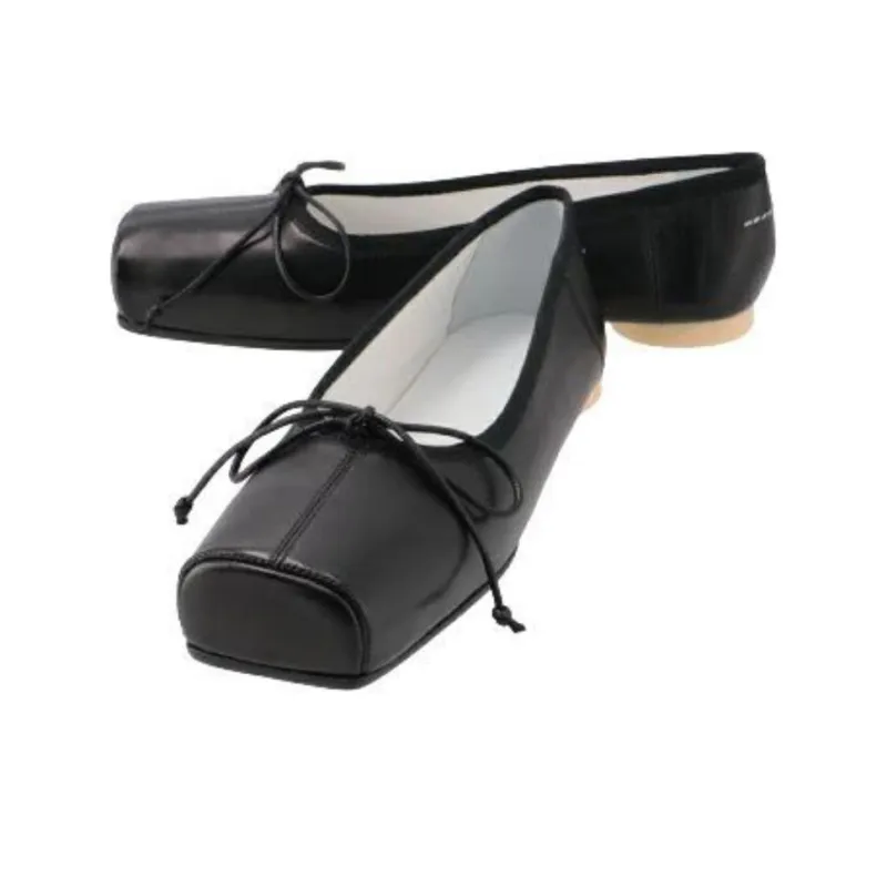 MM6 Maison Margiela Casual Single Shoes Women's Black-2