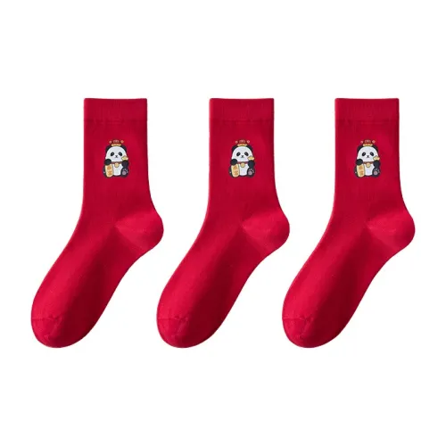 Top Melon Mid-Calf Socks Women's 3 Pack