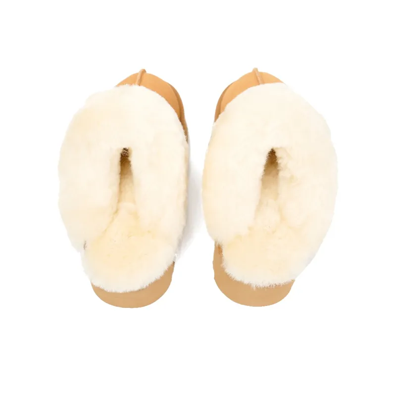 ABIDJAN Warm Winter Series EVA Abrasion Resistant Slip Resistant Wrap toe Slippers Women's-3