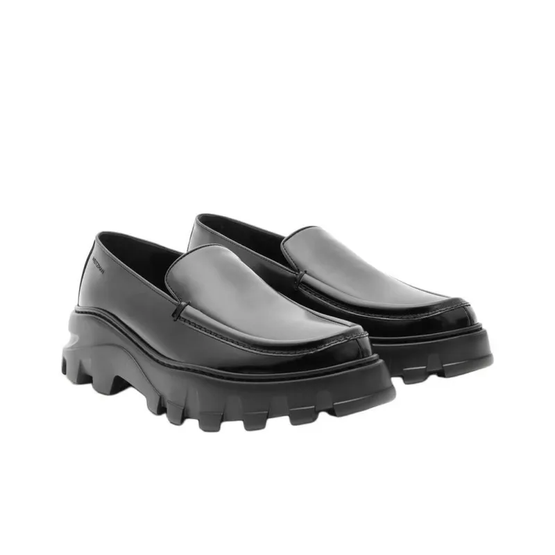 Stuart Weitzman/SW ANDERS Loafers Men's Black-4
