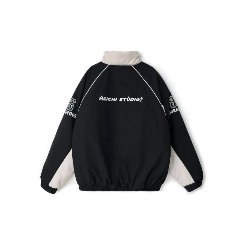 Black Late Puffer Jacket Unisex-1