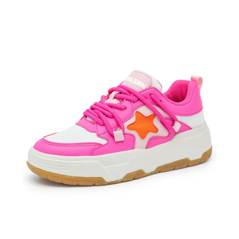 Singing Wear-Resistant Lightweight Height Increasing Low-Top Skateboard Shoes Unisex-16