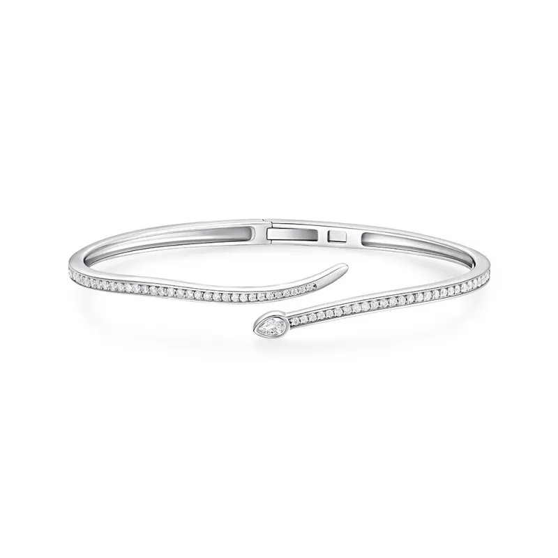 KADER 999 Fine Silver Bangles Women's Silver-1