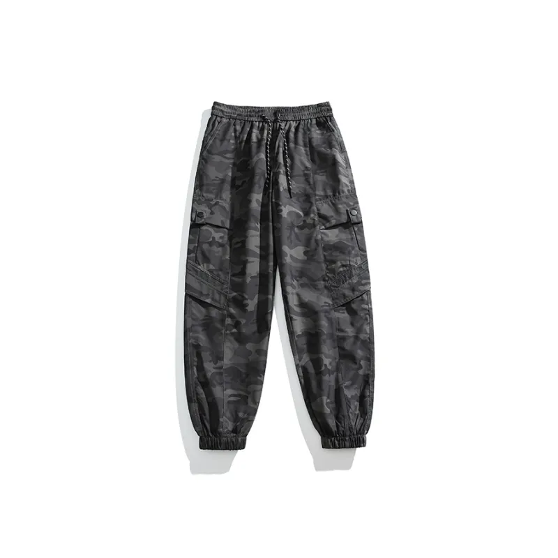 4T Cargo Pants Unisex Army Green Camouflage-2