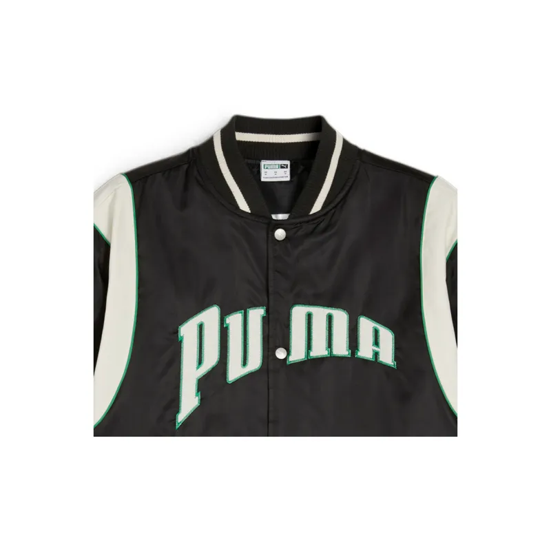 PUMA Baseball Jacket Unisex Black-7