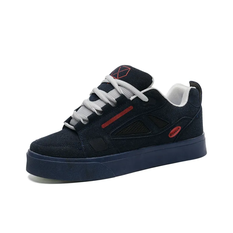 KAAVER OTTO Warm Cushioning Wear-Resistant Balance Height Increasing Low-Top Skateboard Shoes Unisex-3
