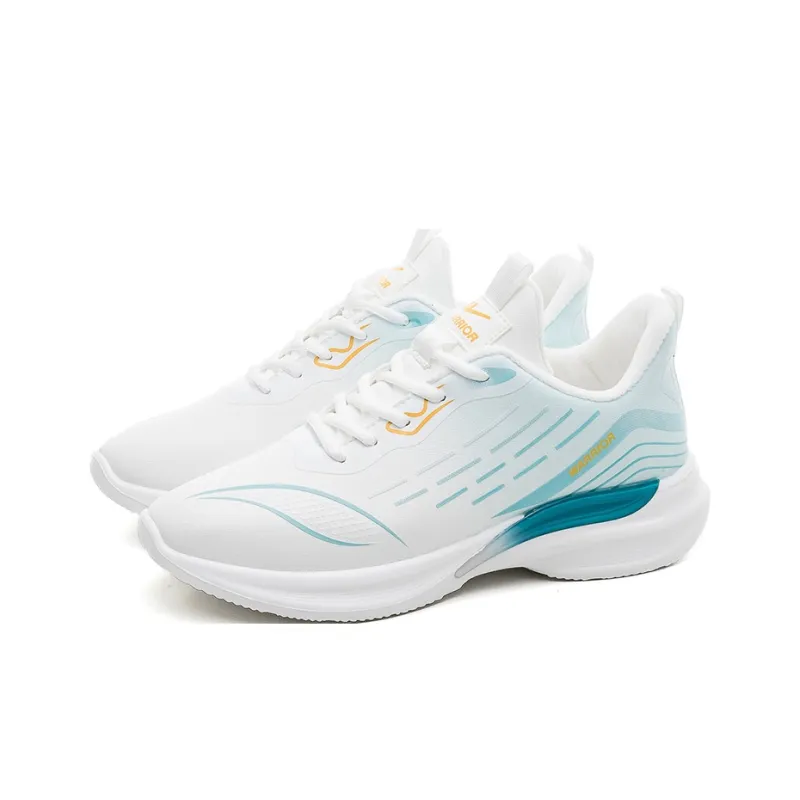 Warrior Warm Slip Resistant Low Top Casual Shoes Men's White Light Green-2