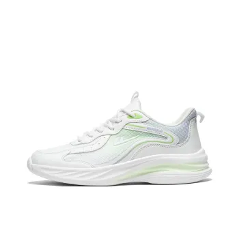 Warrior Rebound Abrasion Resistant Lightweight Breathable Low Top Casual Running Shoes Women's White Purple Blue Green