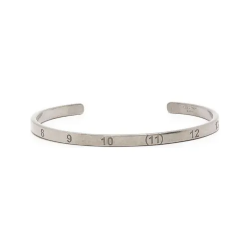 Maison Margiela Numerical Engraved Cuff Bracelet