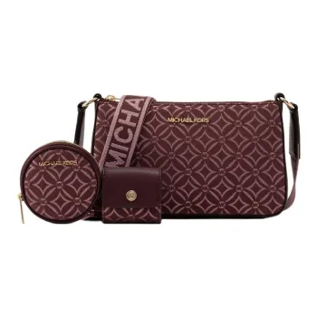 MICHAEL KORS Jet Set Travel Jacquard Shoulder Bag, Crossbody Bag Small Size Women's Fuchsia