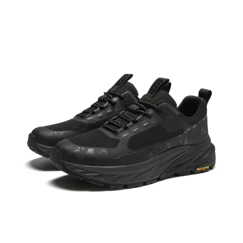 HLA The Mountain Is Not In The High Series Low Top Casual Shoes Men's Black-1