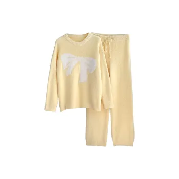 Maultiay Pajama Set Women's Yellow