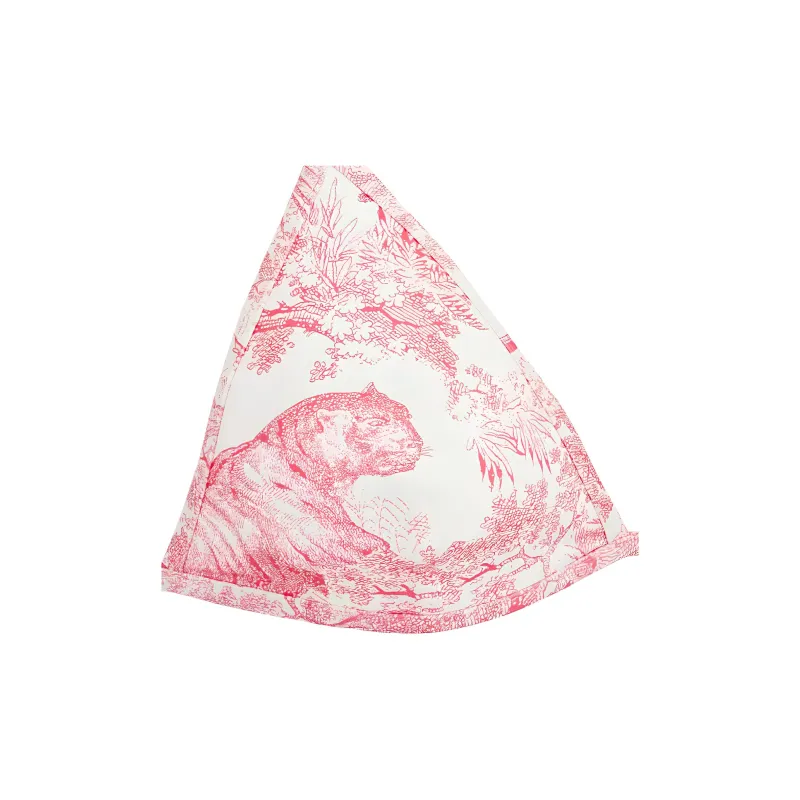 DIOR All Over Patterned Tied Bikini Top-2