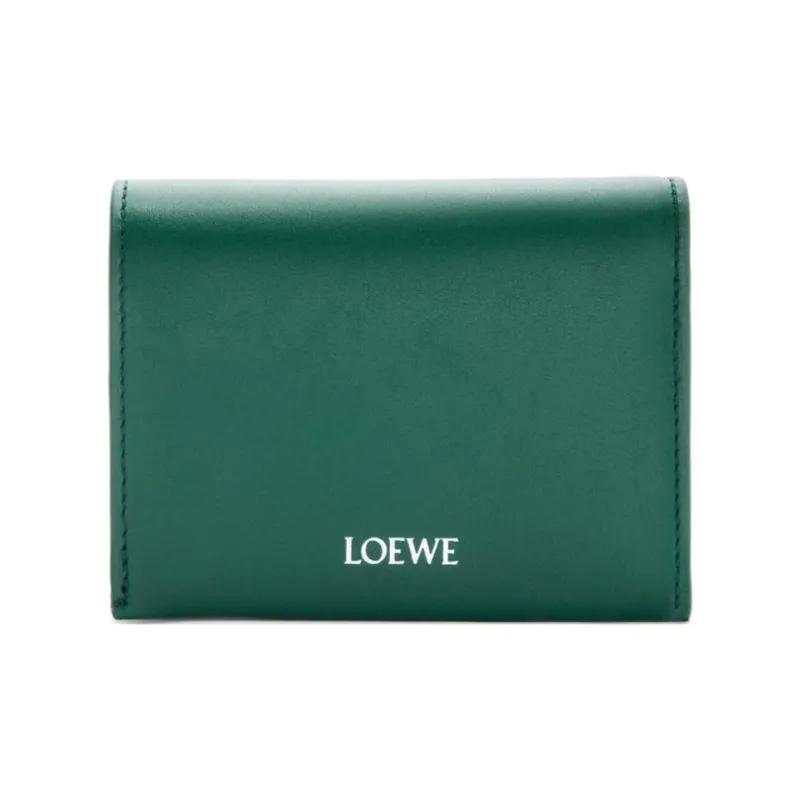 LOEWE Calfskin Wallet Men's Evergreen-0