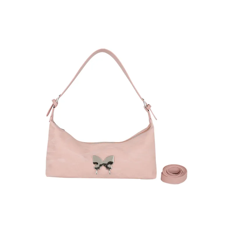 Yalu PU Handbag Shoulder Bag Crossbody Bag Women's Ecru/Black/Pink/Khaki-7