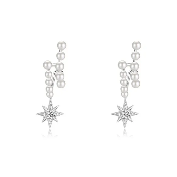 KAiLA S925 Silver Stud Earrings Women's Love Confession Gift Box-0