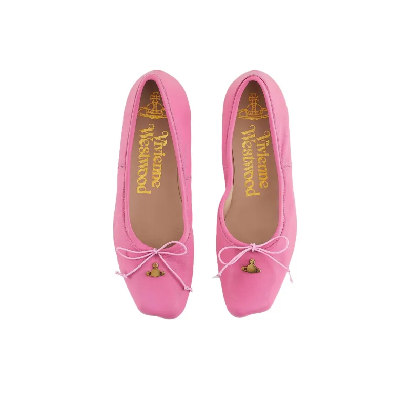 Vivienne Westwood Brigitte Casual Single Shoes Women's Pink-3
