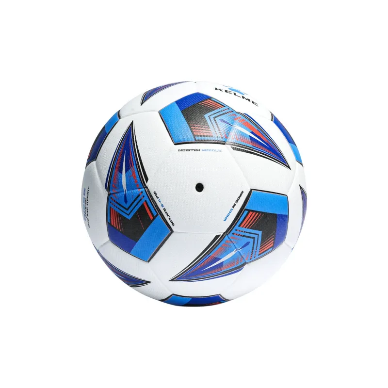 KELME Size 45 Soccer PU Seamless Thermal bonding Unisex White Blue-4