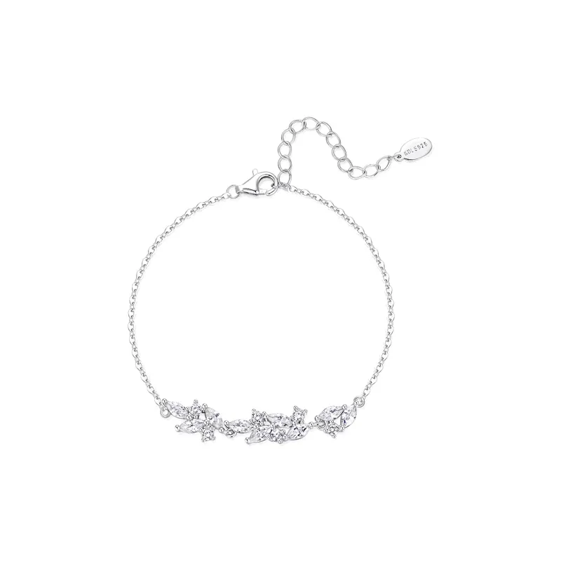 KADER 925 Sterling Silver Bracelets Women's Silver Box-1
