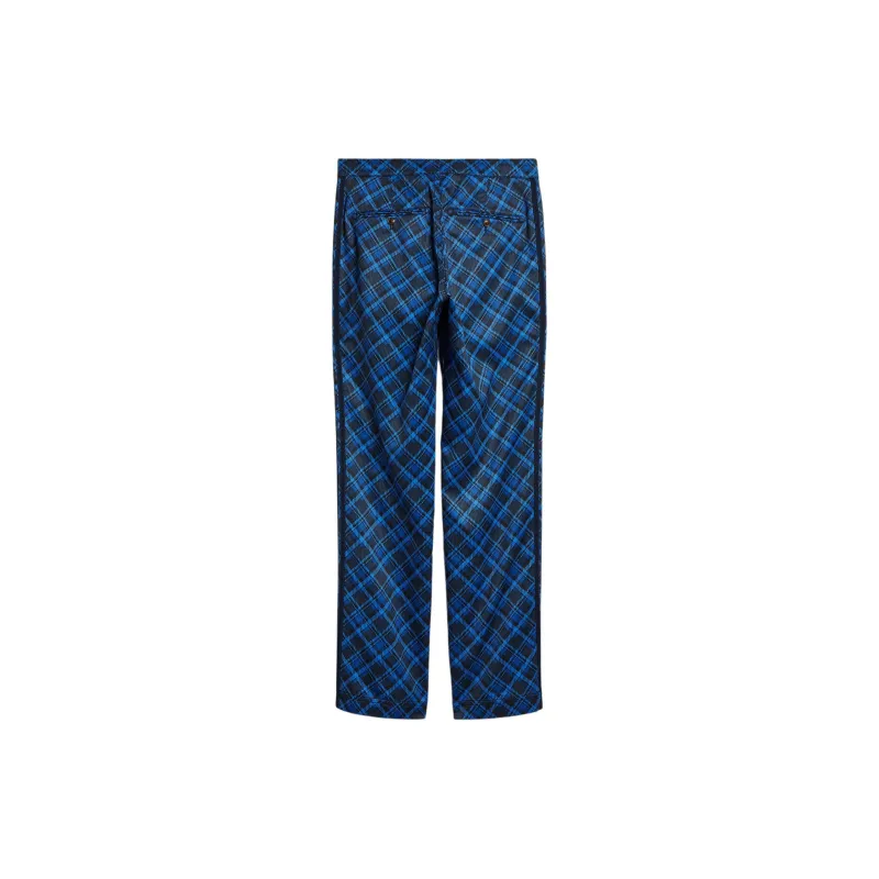 Adidas Originals x Wales Bonner TARTANTP Casual Pants Men's Blue-1