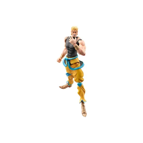 Medicos Super Action Statue JoJo's Bizarre Adventure Part 3 Stardust Crusaders Dio Brando Awakening Vesion Action Figure Black & Yellow