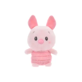 Disney Bean Eye Collection Piglet Fluffy Pink Dolls Plush Doll 12.8cm Height