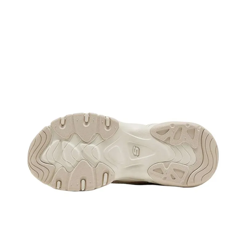 Skechers Durable Warm Mid Top Chunky Sneakers Women's Beige-4