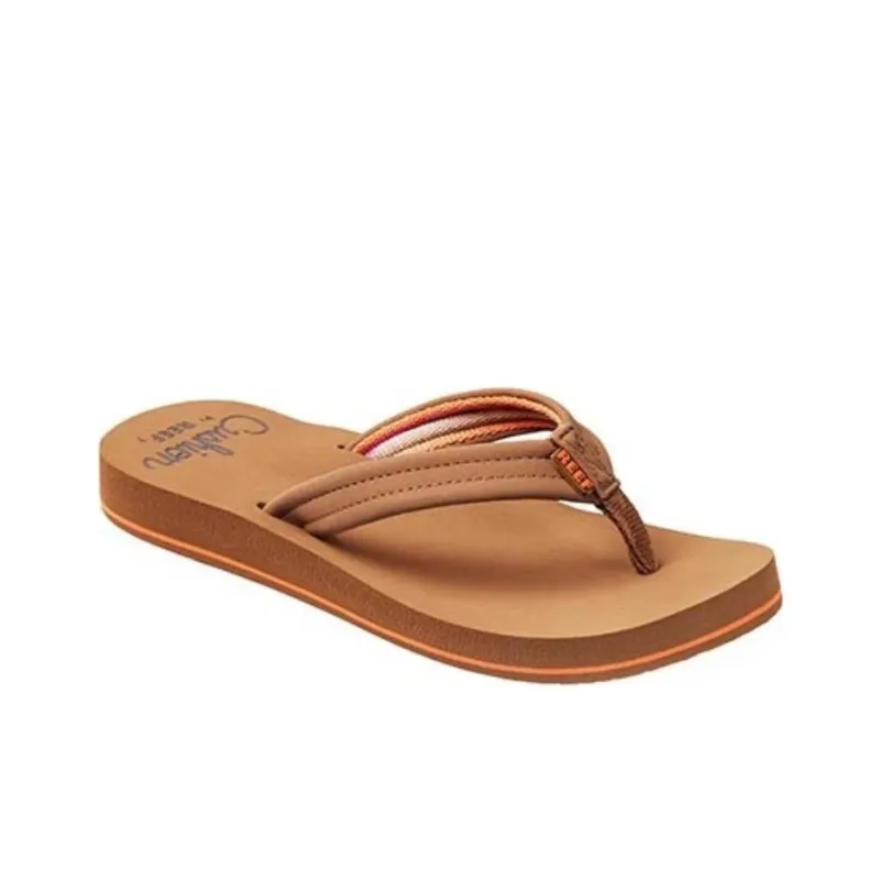 REEF Abrasion-Resistant Slip-Resistant Flip Flops Women's Tan-1