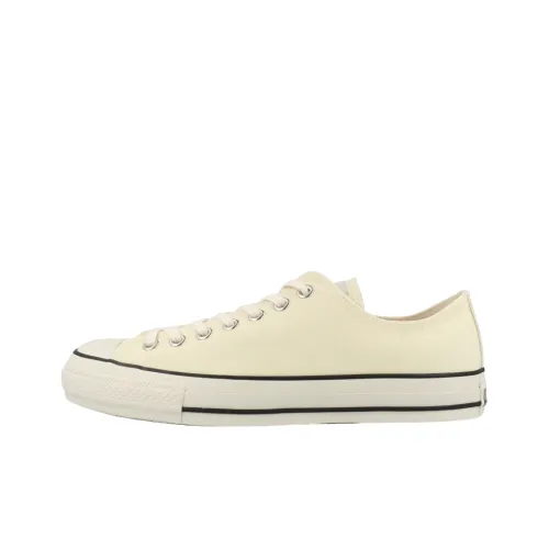 Converse All Star Anti-Slip Wear-Resistant Low-Top Canvas Shoes Men's Ivory White