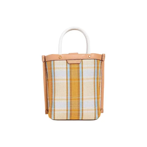 TORY BURCH Perry Artificial Leather Tote Bag, Shopping Bag, Handbag, Shoulder Bag, Crossbody Bag Mini Women's Yellow