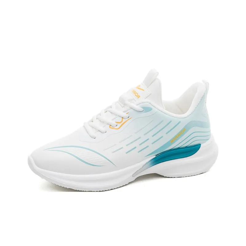 Warrior Warm Slip Resistant Low Top Casual Shoes Men's White Light Green-1