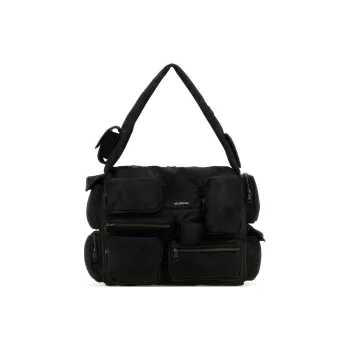 Balenciaga Superbusy Canvas Bag Handbag Shoulder Bag Large Size Men's Black