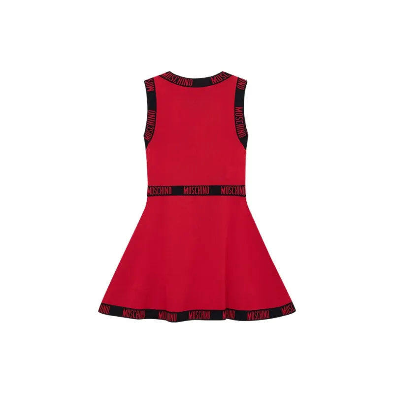 MOSCHINO Sleeveless Dress Women's Red-1